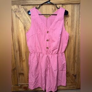 SHEIN Curve Pink Romper